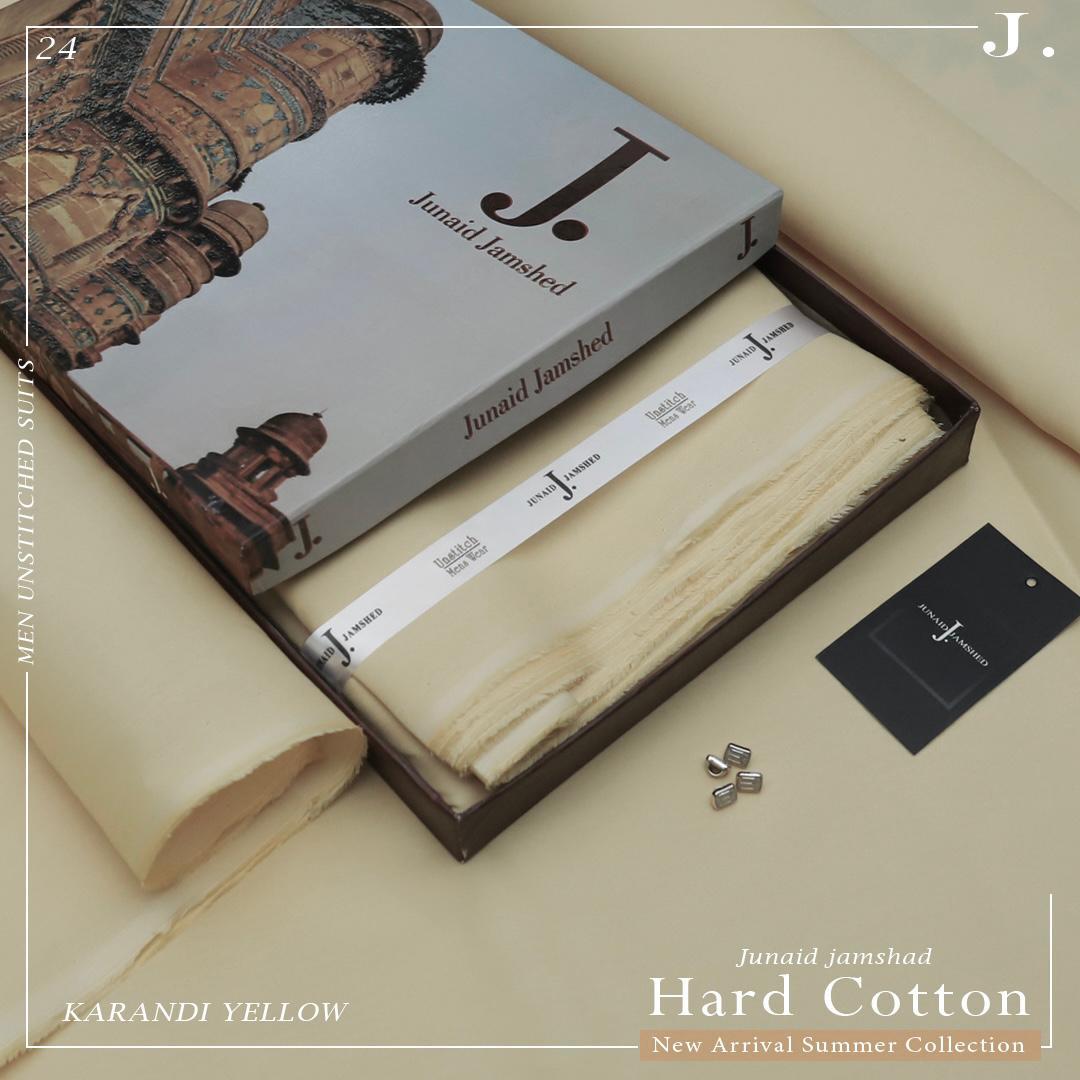 J. Hard Cotton - Karandi Yellow (With Box)